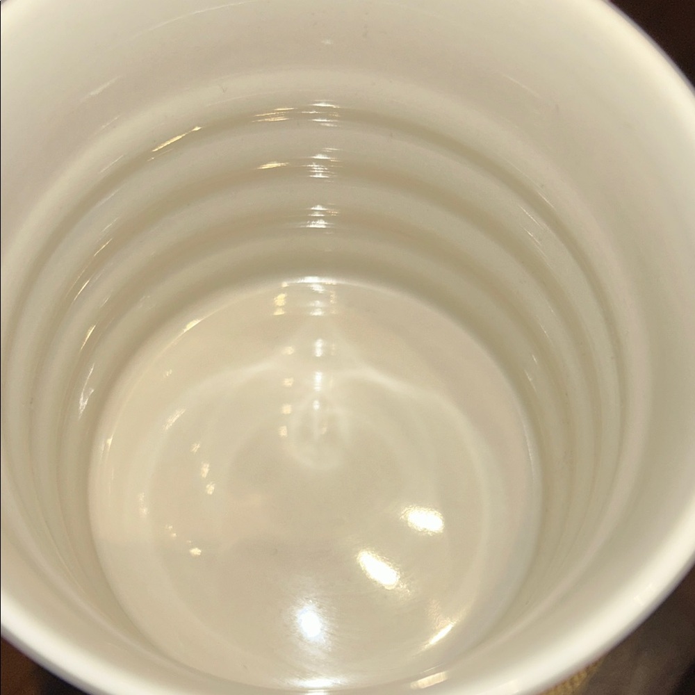Monogrammed White Mug with Black Lettering - Picture 4 of 10